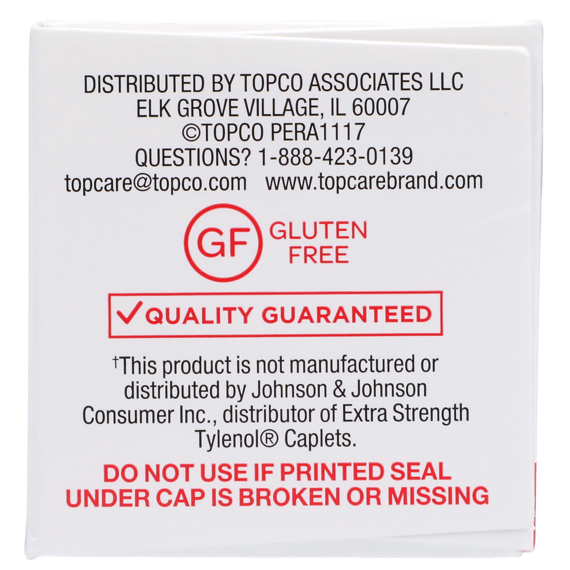 slide 3 of 6, TopCare Health 500 mg Extra Strength Pain Relief 24 Caplets, 24 ct