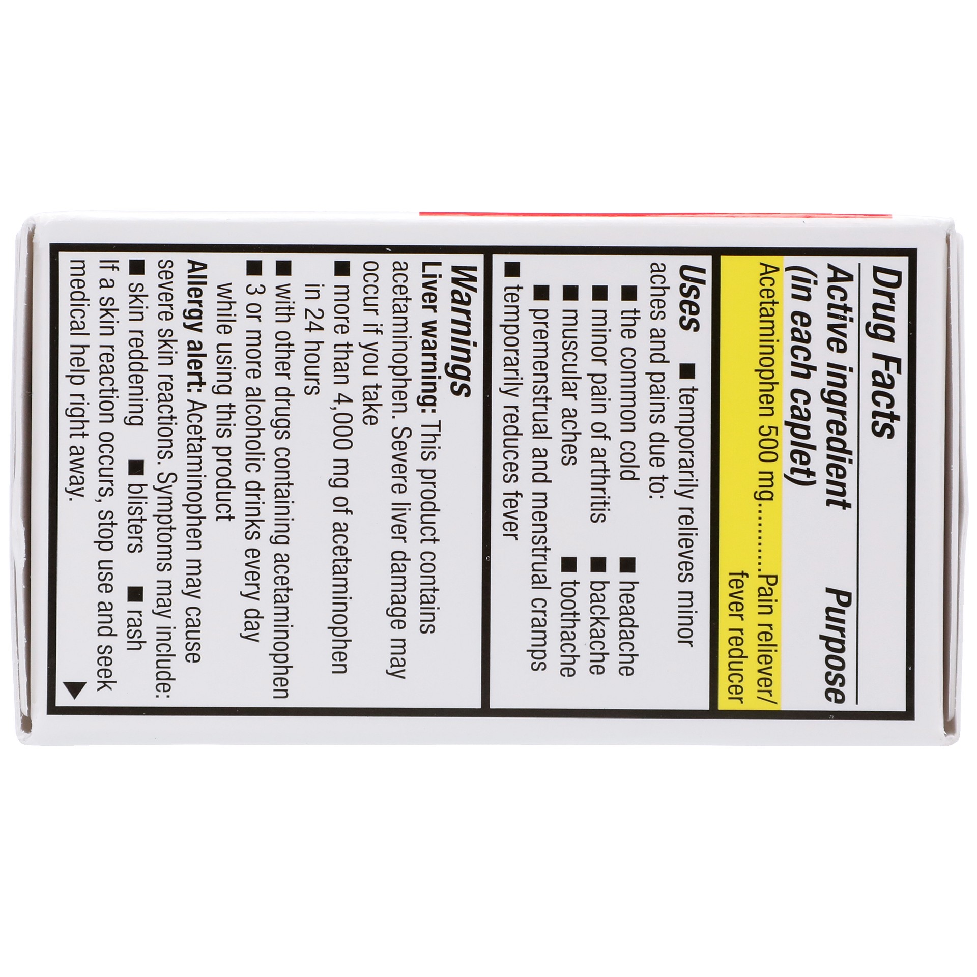 slide 5 of 6, TopCare Health 500 mg Extra Strength Pain Relief 24 Caplets, 24 ct