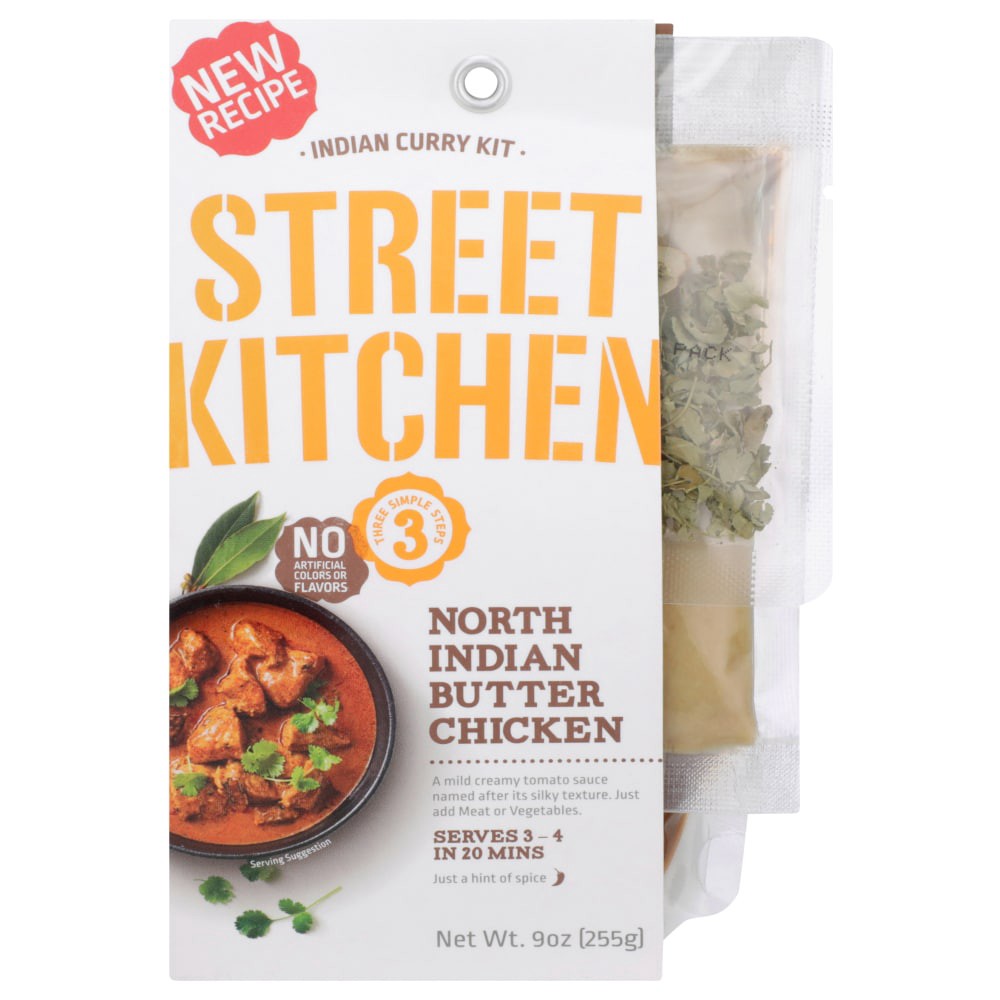 slide 3 of 3, Street Kitchen Indian Butter Chicken Indian Curry Kit 9.0 oz, 9 oz