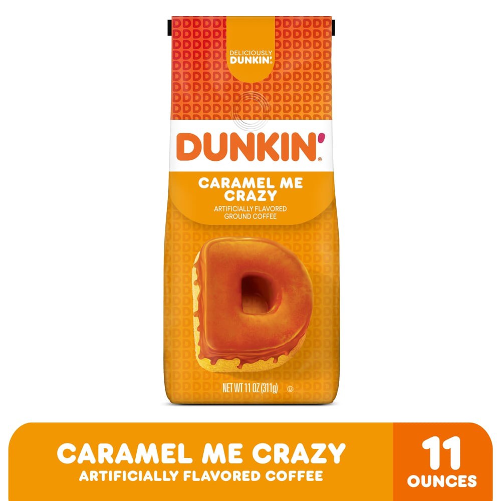 slide 6 of 6, Dunkin' Bakery Series Coffee Ground Caramel Coffee Cake- 11 oz, 11 oz