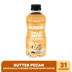 Dunkin' Butter Pecan Artificially Flavored Cold Brew Concentrated Coffee, 31 ounce