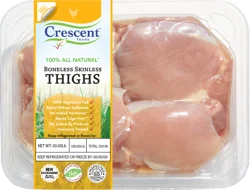 Crescent Boneless Chicken Thighs, 1.5 Lb