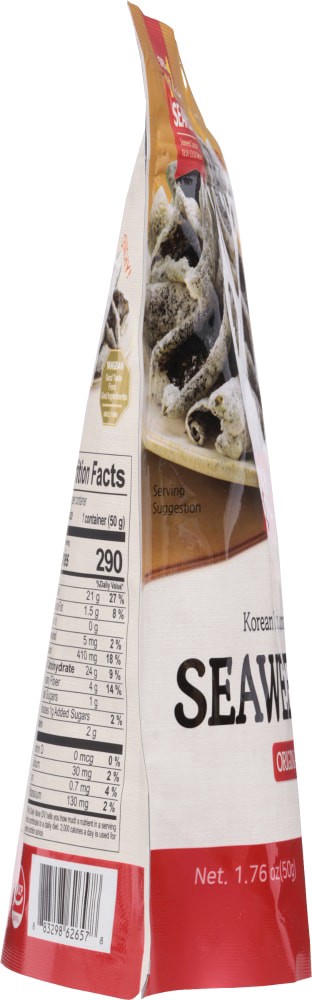 slide 2 of 4, Orginal Seaweed Chips, 1.76 oz