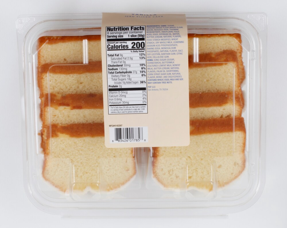 slide 2 of 3, Simple Joys Bakery Simple Joys Bk Vanilla Cake Slices, 14.1 oz