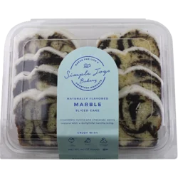 Simple Joys Bakery Sliced Marble Cake 8 Pack