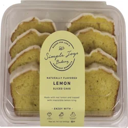Simple Joys Bakery Sliced Lemon Cake