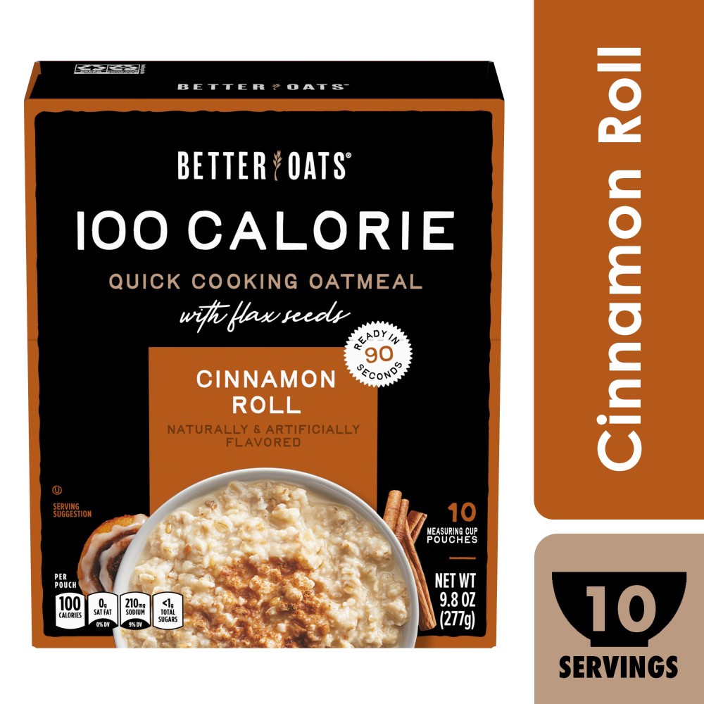 slide 3 of 6, 1/9.80 Oat Fit - Cinnamon Roll, 10 ct
