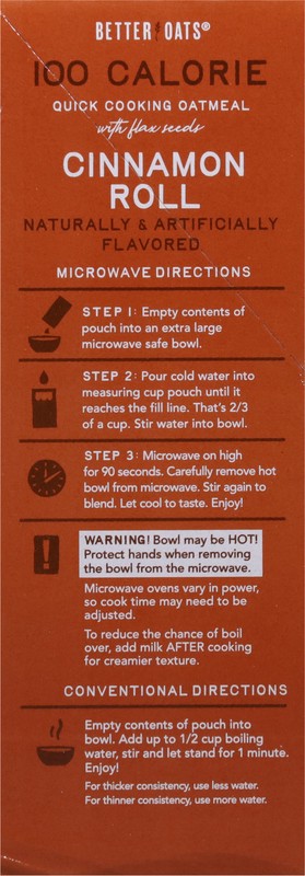 slide 2 of 5, 1/9.80 Oat Fit - Cinnamon Roll, 10 ct