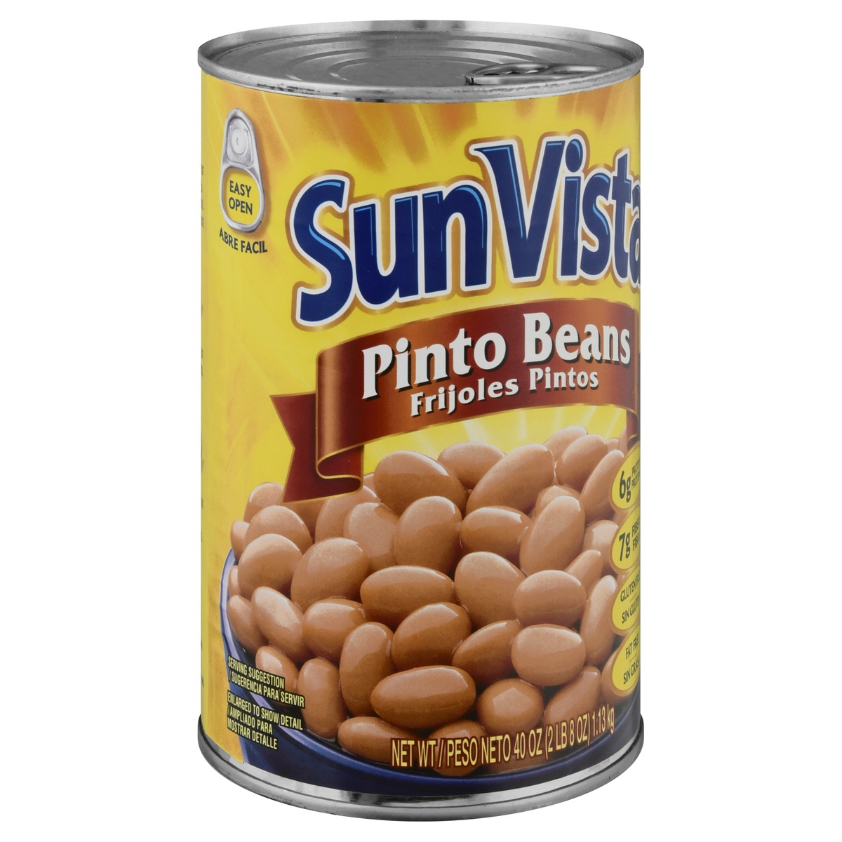 slide 9 of 10, SunVista Pinto Beans 40 oz, 40 oz