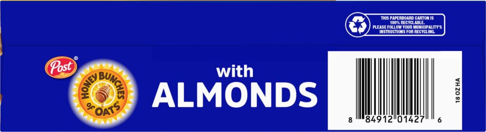 slide 4 of 6, Honey Bunches of Oats With Almonds, 18 oz