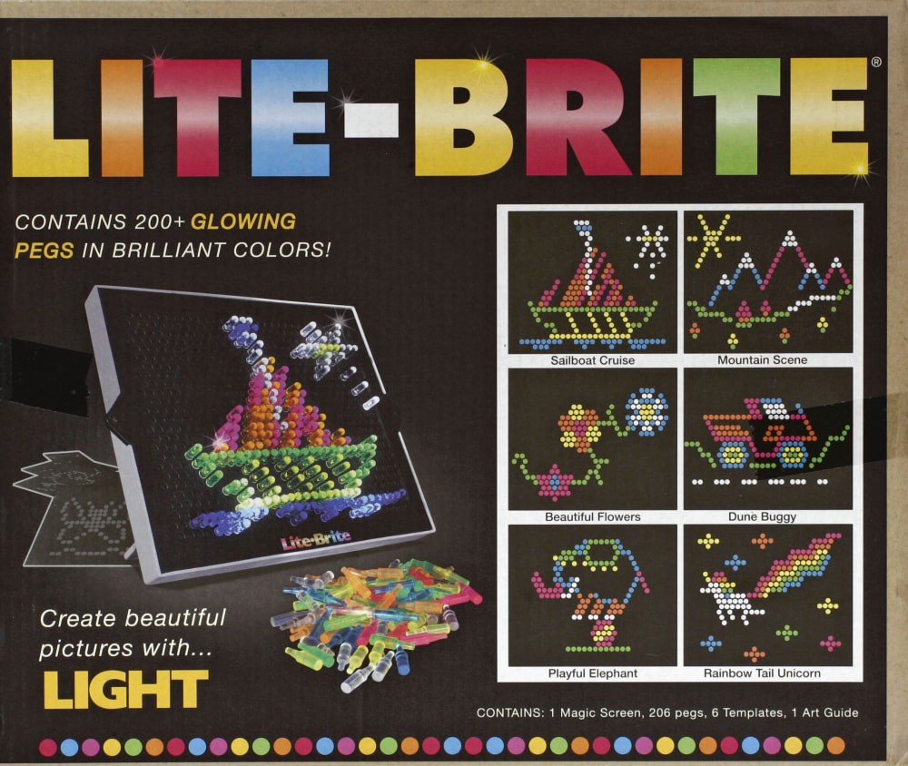 slide 5 of 5, Lite-Brite 214 Pieces Sailboat Cruise Glowing Pegs 1 ea, 1 ct