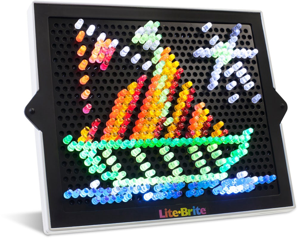 slide 3 of 5, Lite-Brite 214 Pieces Sailboat Cruise Glowing Pegs 1 ea, 1 ct