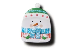 Giant Eagle Snowman Holiday Cookie Tin