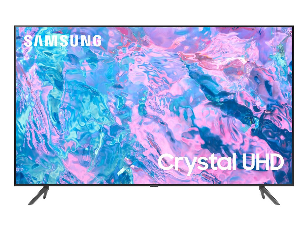 slide 6 of 6, Samsung 43" class CU7000 Crystal UHD 4K Smart TV - Titan Gray (UN43CU7000), 1 ct