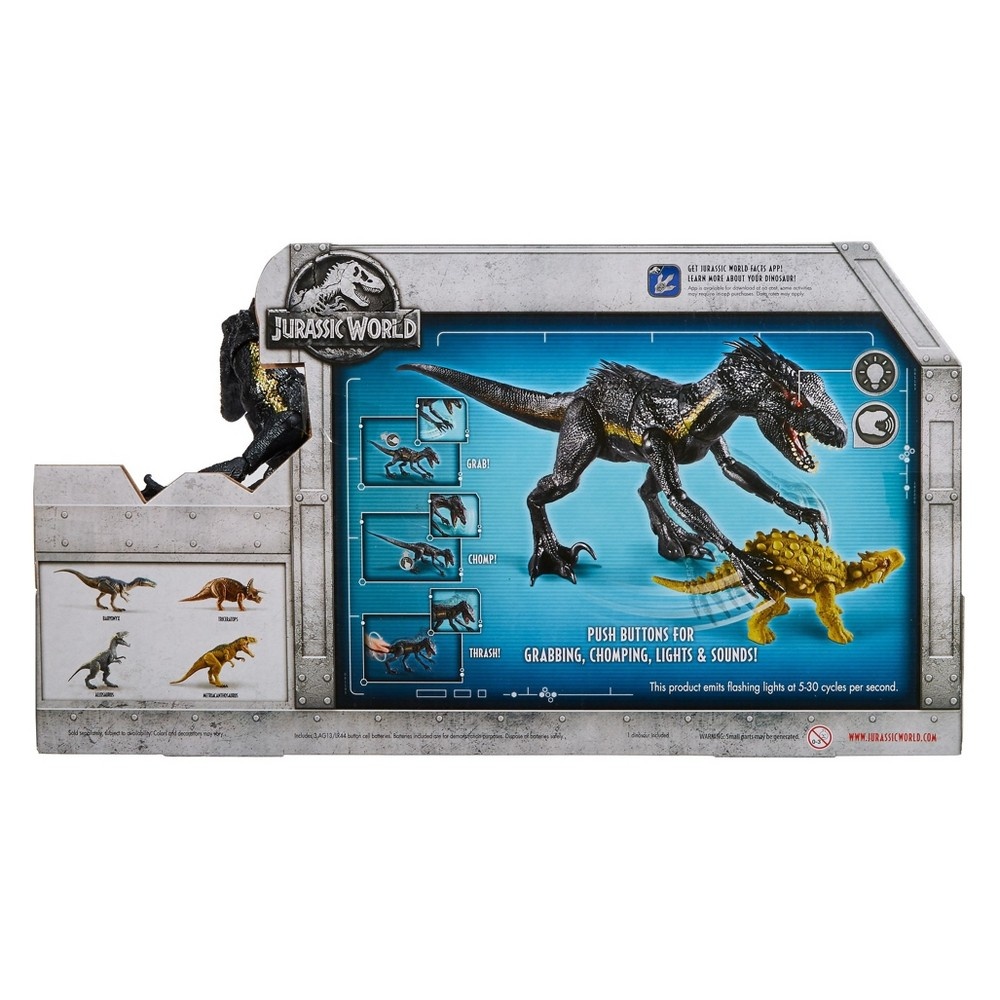 slide 3 of 8, Mattel Jurassic World Villain Dino Figure, 1 ct