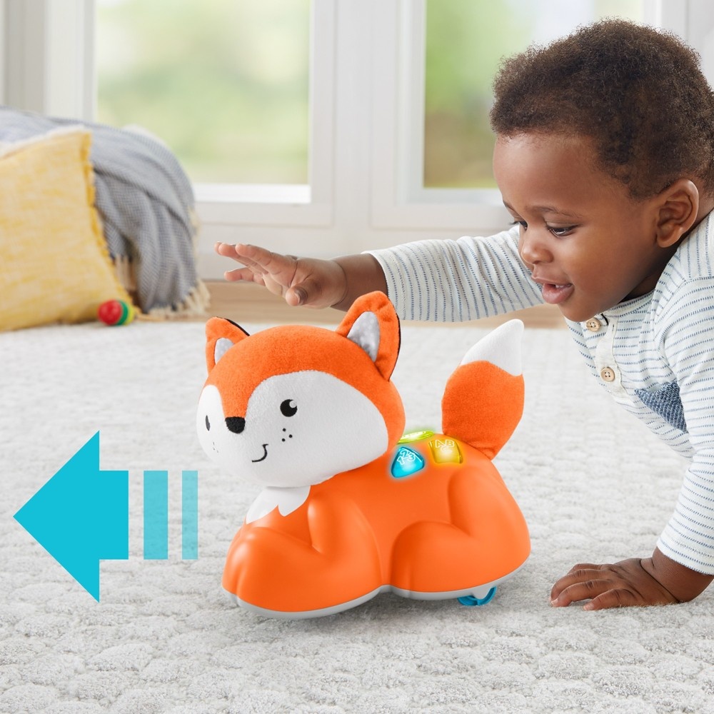 slide 7 of 11, Fisher-Price Crawl After Learning Fox, 1 ct