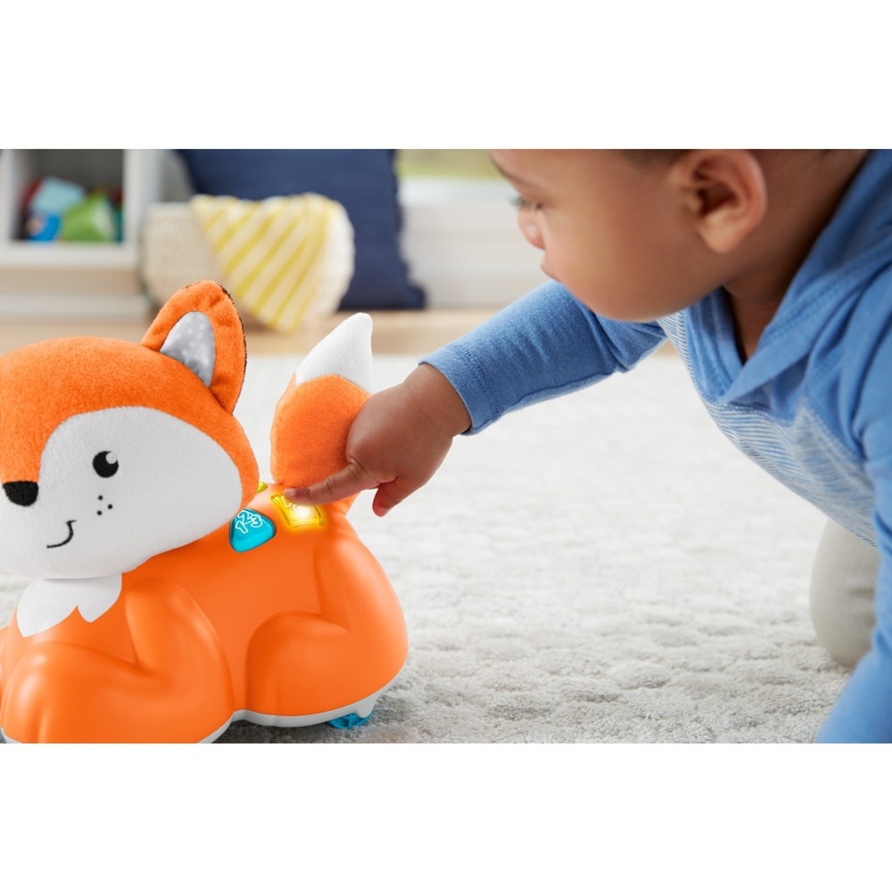 slide 8 of 11, Fisher-Price Crawl After Learning Fox, 1 ct