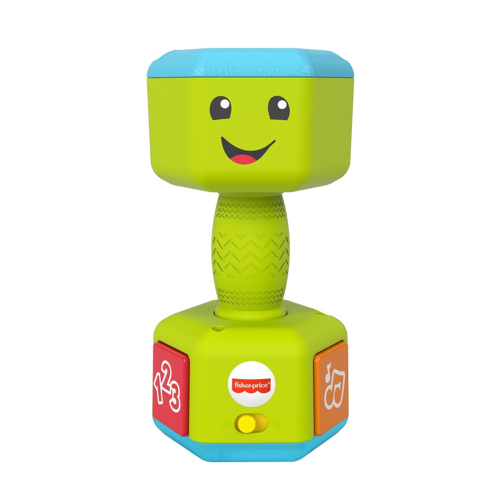 slide 4 of 6, Fisher-Price Laugh & Learn Countin' Reps Dumbbell, 1 ct