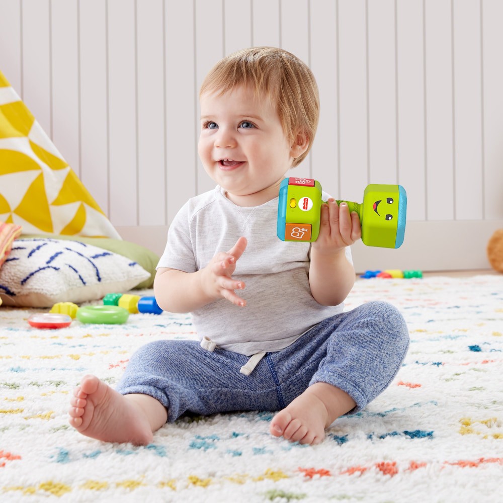 slide 6 of 6, Fisher-Price Laugh & Learn Countin' Reps Dumbbell, 1 ct