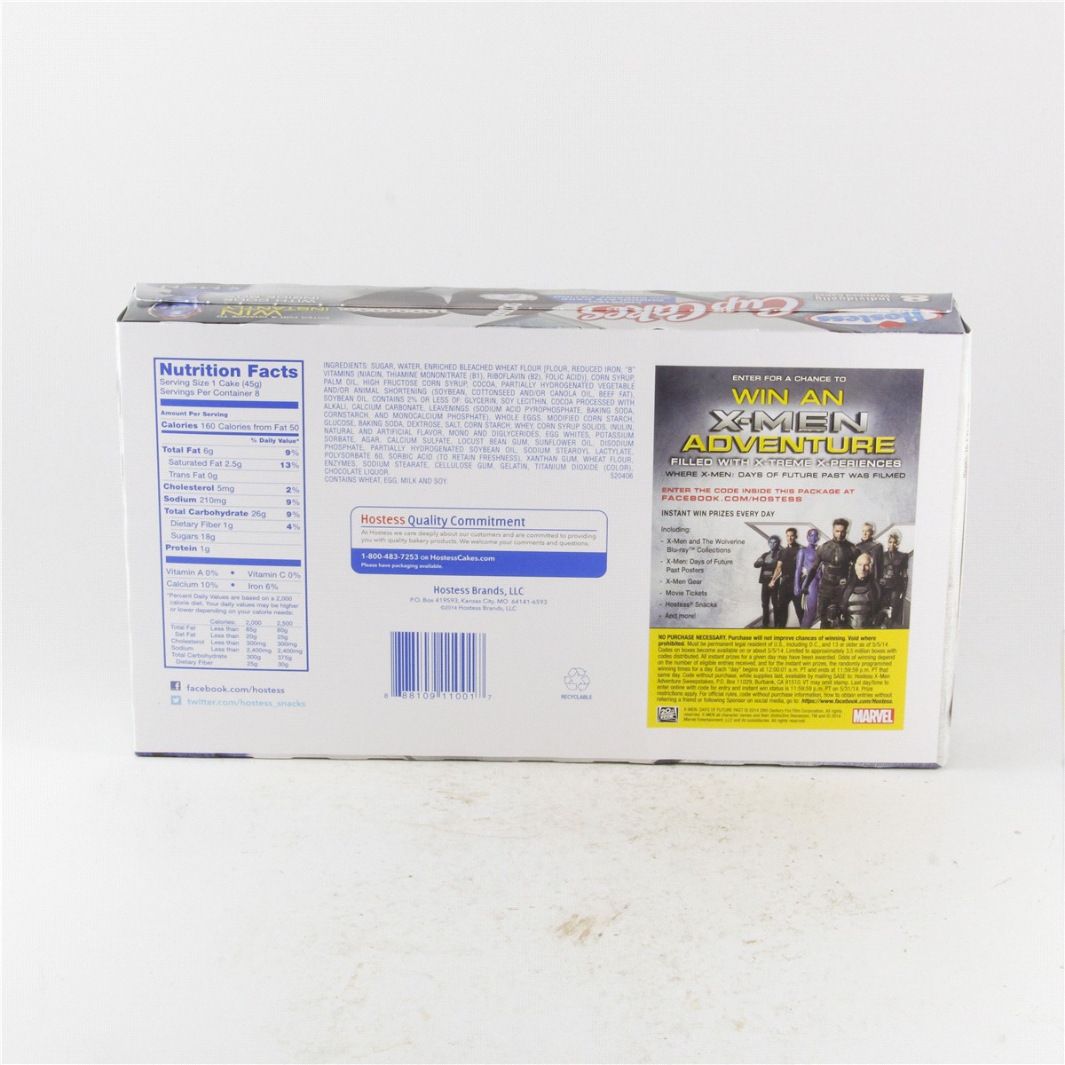 slide 5 of 6, Hostess Cupcakes, Chocolate Snack Cakes, 12.7 Oz. Box (8 Ct.), 8 ct