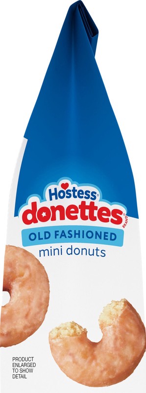 slide 3 of 5, Hostess Donettes, Old Fashioned Mini Donuts, 10.5 oz