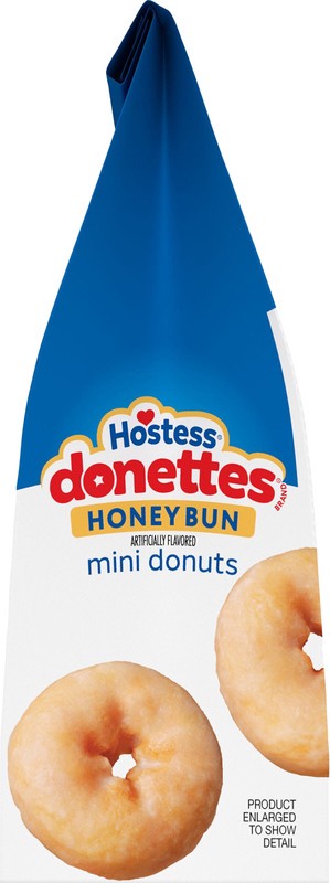 slide 5 of 5, Hostess Donettes, Honey Bun Artificially Flavored Mini Donuts, 10.5 oz
