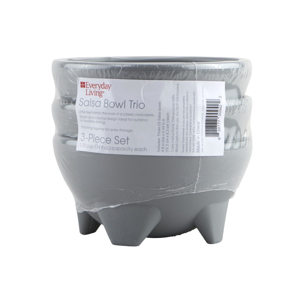 slide 2 of 3, Everyday Living Salsa Bowl Trio, 3 ct