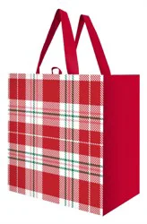Earthwise Christmas Bag - Holiday Plaid