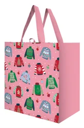 Earthwise Christmas Reusable Tote Bag - Sweater Party