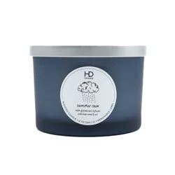 HD Designs Frosted Jar Candle Summer Rain