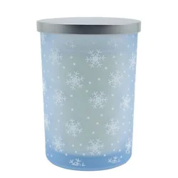 HD Designs Snowflake Print Jar Candle