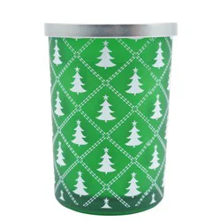 HD Designs Tree Print Jar Candle