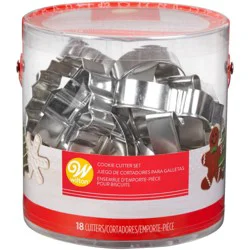 Wilton Christmas Holiday Home Metal Cookie Cutter Set
