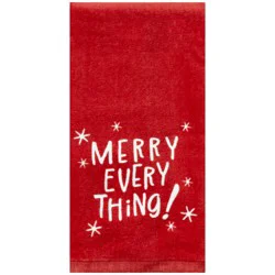 Holiday Home Merry Everything Fiber Reactive Kitchen Towel