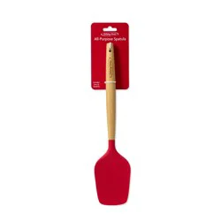 Holiday Home® Bamboo and Silicone All Purpose Spatula - Red