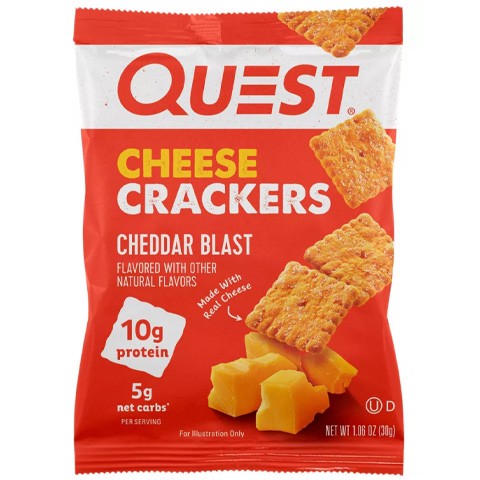 slide 1 of 1, Quest Cheddar Cheese Crackers, 1.06 oz