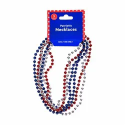 Holiday Home® Patriotic Necklaces - Round Beads