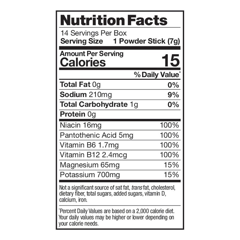 slide 3 of 3, CELSIUS HYDRATION™ Lemon Lime Flavor, Essential Electrolyte Hydration Packets (Pack of 14), 14 ct