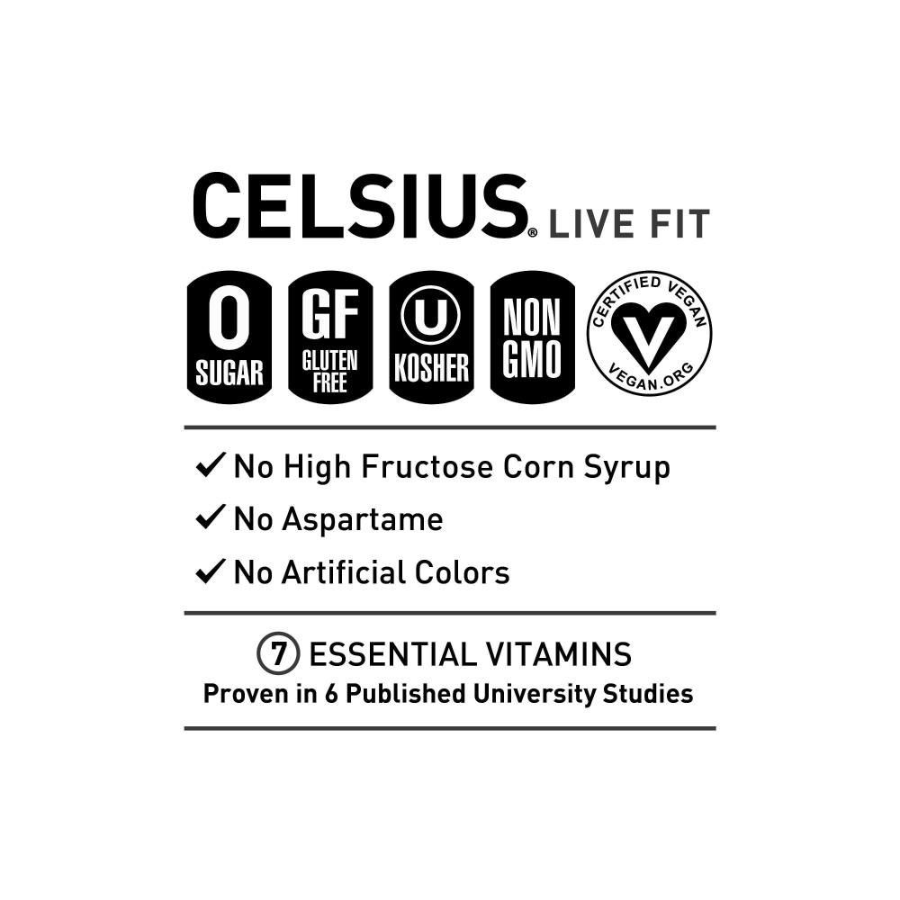 slide 5 of 5, Celsius Originals Green Tea Raspberry Acai, Single Can - 12 oz, 12 oz