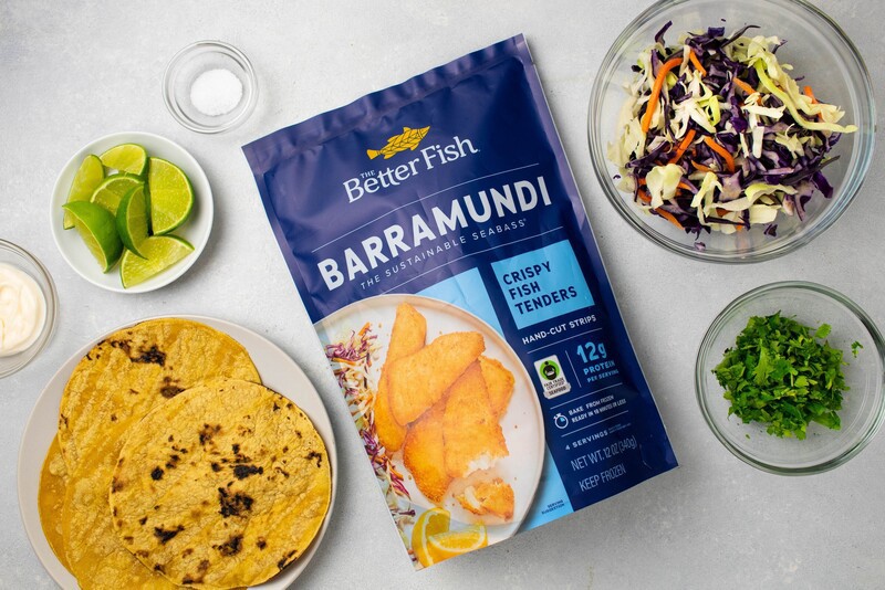 slide 4 of 4, The Better Fish Barramundi Crispy Fish Tenders, 12 oz
