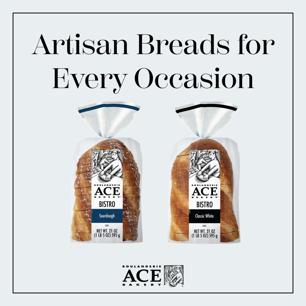 slide 2 of 5, Ace Bakery Sourdough 1/2 Bistro Loaf, 21 oz