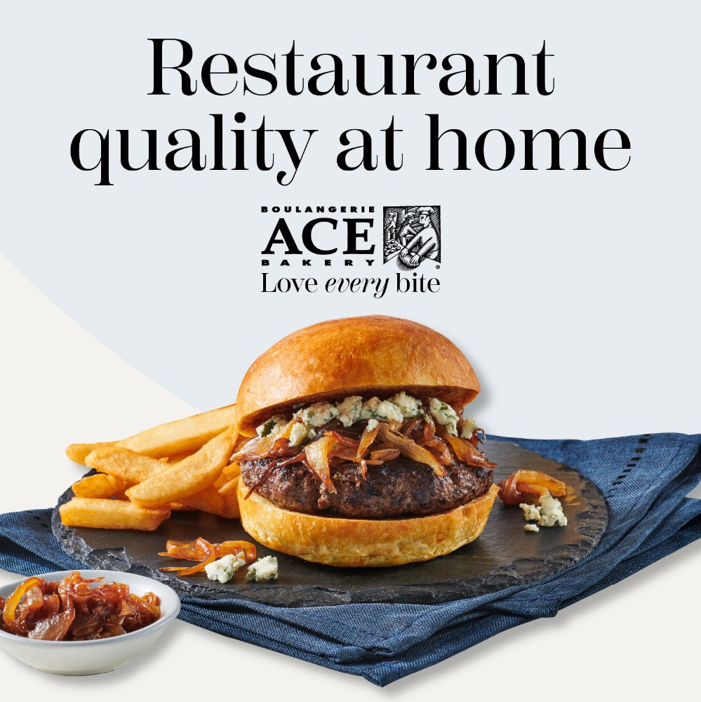 slide 2 of 5, Ace Bakery Classic Gourmet Burger Bun, 4 ct / 10.4 oz