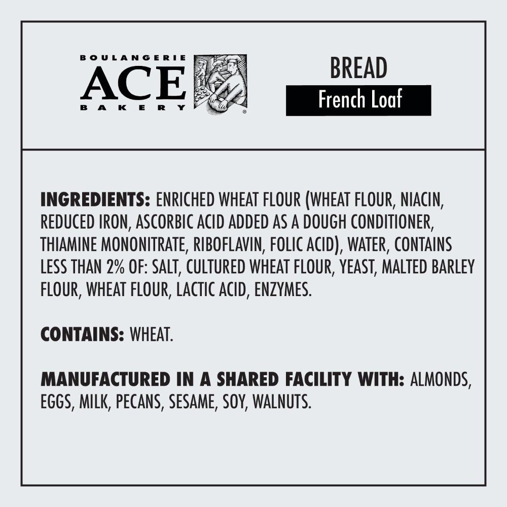 slide 2 of 6, Ace Bakery French Loaf, 18.5 oz