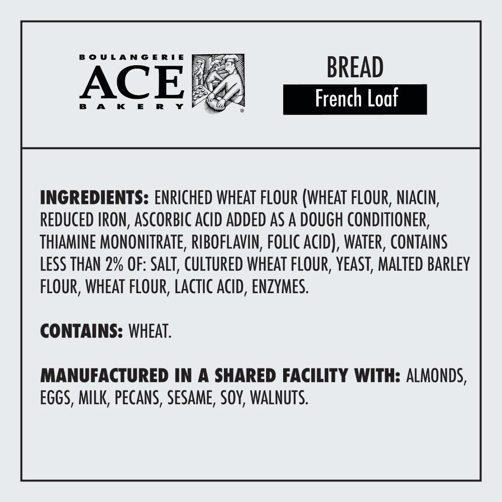 slide 4 of 6, Ace Bakery French Loaf, 18.5 oz