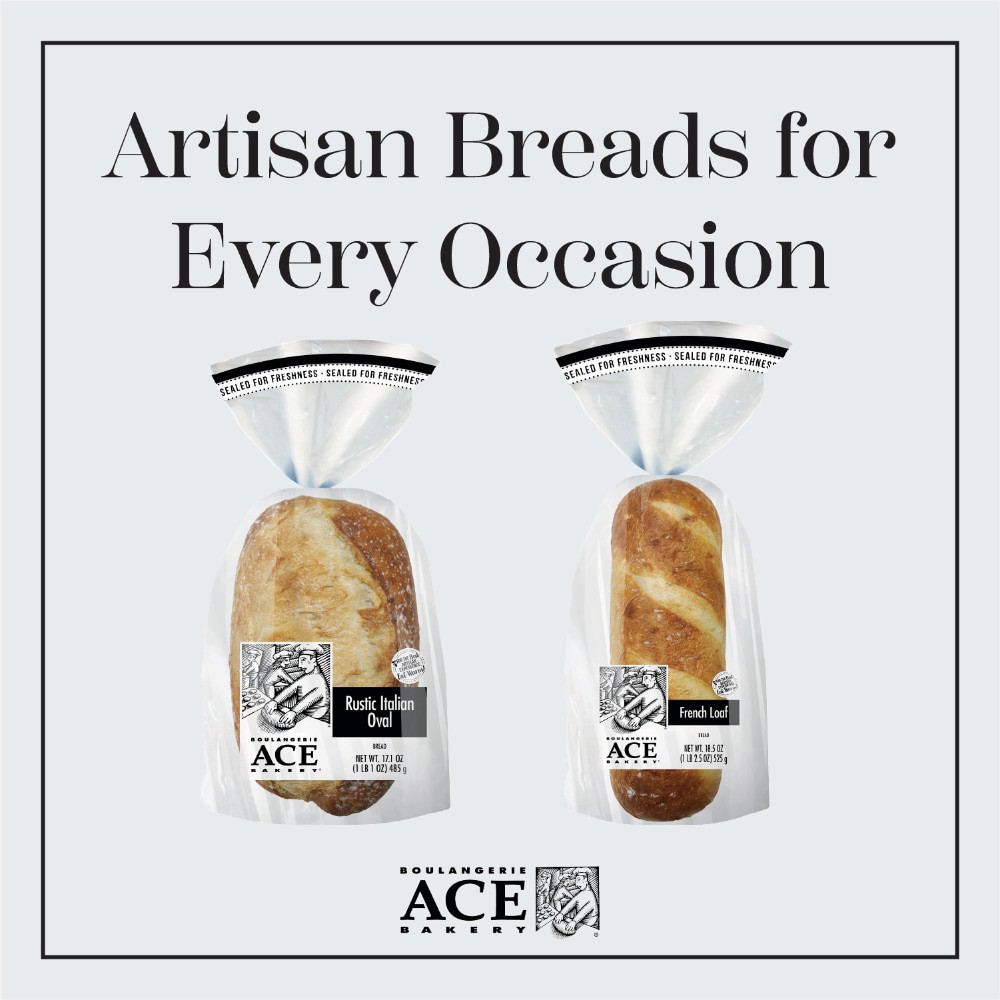 slide 5 of 6, Ace Bakery Rustic Italian Oval, 17.1 oz