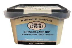 Culinary Cowgirls Queso Blanco Dip, 12 oz