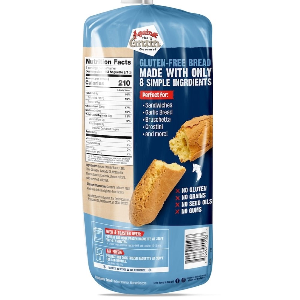 slide 3 of 6, Against the Grain Original Baguettes 15 oz, 2 ct