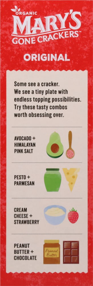 slide 2 of 4, Mary's Gone Crackers Organic Original Crackers 6.5 oz, 6.5 oz