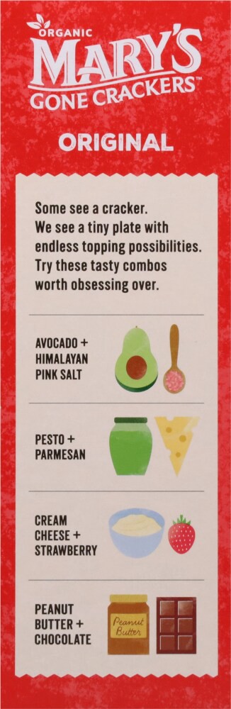 slide 3 of 4, Mary's Gone Crackers Organic Original Crackers 6.5 oz, 6.5 oz