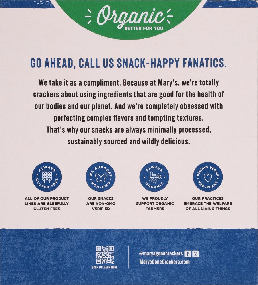 slide 3 of 4, Mary's Gone Crackers Organic Super Seed Classic Crackers 5.5 oz, 5.5 oz